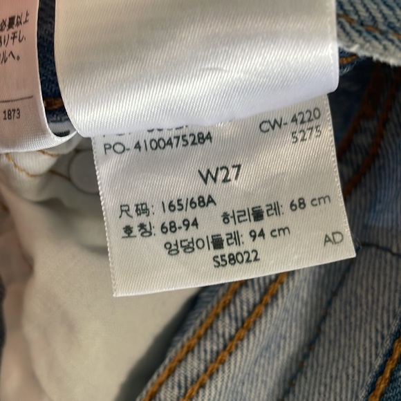 Levi 501 Cutoff Shorts Size 27 - Picture 6 of 6